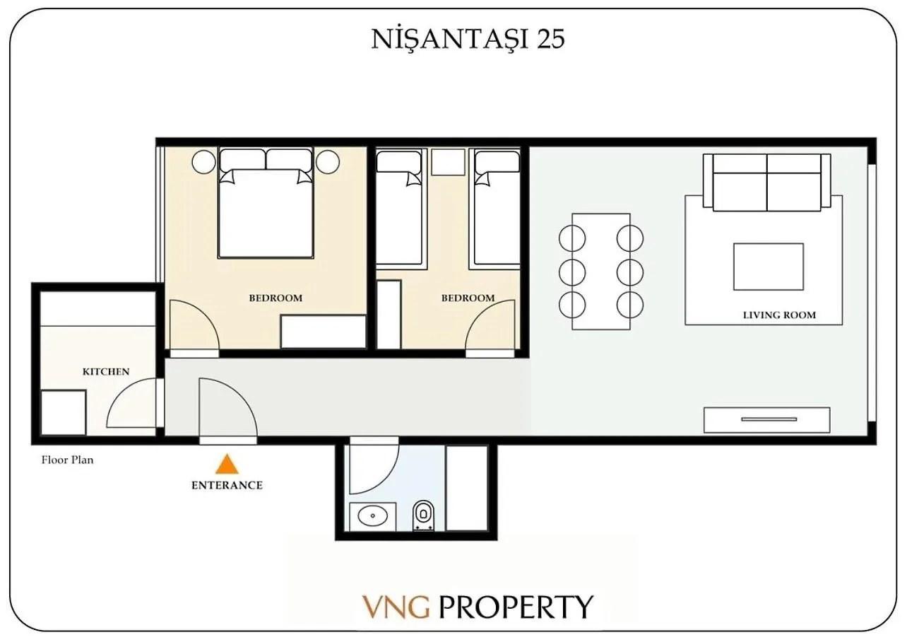 Brand New Modern Prime 2Bd1Bath Cozy Home! #244 Istanbul 0*,  Turcia